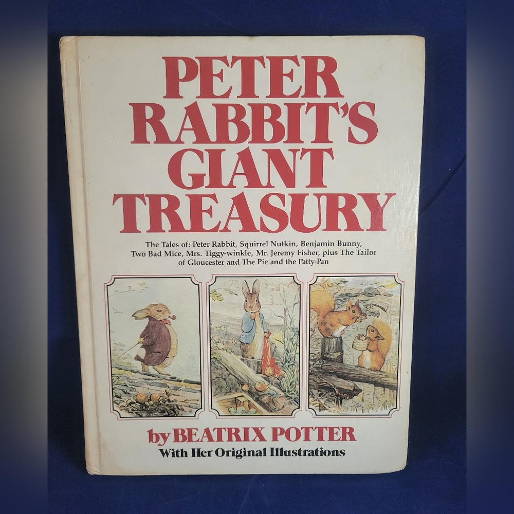 Vintage Peter Rabbit Giant Treasury by Beatrix Potter | Hardcover 1980